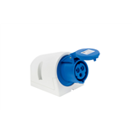 Stekker, CEE-wandcontactdoos - WLSKT-CEE-BLUE-3POL-16A-250V-IP44
