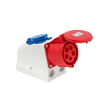 Stekker, CEE-combinatie, wandcontactdoos - CEE COMBI-WANDCONTACTD.16A 230/400V