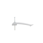 Kabelbeugel met slagplug - CBLCLIP-PLA-NAILDOWEL-6X50-8WIRE-L130MM
