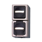 Univ. schak./cont.doos ELMO opbouw, vocht. ruimte - COMBISWTCHSKT-SM-UPRIGHT-GRE