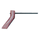 Koperen soldeerpunt, ovaal/gebogen - AY-COPPERPIECE-SLDR-CRK-350G