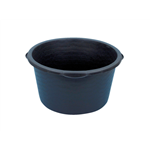 Speciebak, rond - MORTBCKT-ROUND-BLACK-90LTR