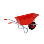 Kruiwagen, 100 l - KRUIWAGEN-ROOD-100L