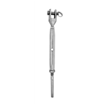 Spankabel RVS A4 vork/staalkabeleinde gedraaid - TURNBCKL-FRK/TRML-CLOS-MACHINED