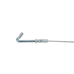 Staalkabel met einde met trapeziumprofielhaak - SUSPSSYS-ROPMNT-TRPZCEIHOK-LOOP-