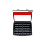 Systeem-koffer leeg assortiment 8.4.1 - SYSTEEMKOFFER 8.4.1 10VAKSINDELING ZWART