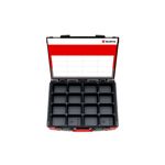 Systeem-koffer leeg assortiment 8.4.1 - SYSTEEMKOFFER 8.4.1 16VAKSINDELING ZWART