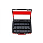 Systeem-koffer leeg assortiment 4.4.1 - SYSTEEMKOFFER 4.4.1 3-VAKSINDELING ZWART