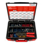 Assortiment geïsoleerde kabelbinders met tang, 531-delige systeemkoffer - ASS-GE