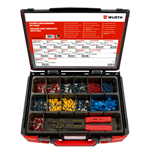 Assortiment geïsoleerde kabelbinders met tang, 321-delige systeemkoffer - ASS-GE