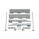 Ladesysteem set DWD XP Soft-close met reling - DWD-XP SINGLESET RELING-H95-MET-4