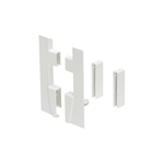 Houderset voor rechthoekige reling H95/182 - DWD-XP BINNENLADE HOUDERSET L/R