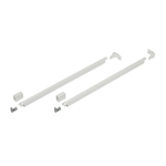 Rechth. plintset NP Scala v. houten achterwand - TB-RAILINGSET RECHT-NP SCALA-IC