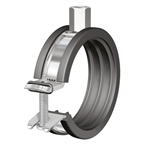 Pijpbeugel BSH met rubber - MUURBEUGEL BSH   M8M10  58 TOT 61MM