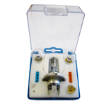 Box reservegloeilampjes auto H4 Economy - RESERVE LAMPENSET H4 12V