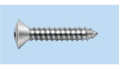 Wurth DIN 7983 RVS, blank A2, Z, vorm C met punt - SHR-BLVZK-DIN7983-C-Z1-A2-2,9X9,5 - 0124052995005 1000