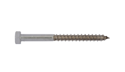 Wurth DIN 571 roestvast staal A4 blank - HOUTDRAADBOUT-DIN571-A4-SW13-8X45 - 019108 45 090  100