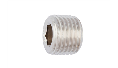 Wurth DIN 906 roestvrij staal A4 blank - PLUG-DIN906-A4-M10X1 - 025101101 090  100