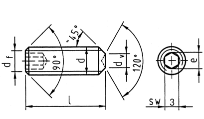 Wurth ISO 4029 staal 45H, blank - STELS-KRT-ISO4029-45H-BZK10-M20X25 - 025420 25 092  100