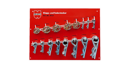 Wurth Borg- en splitpennen set - ASSORTIMENT BORGPEN-BORGVEER BETA - 04731     090    1