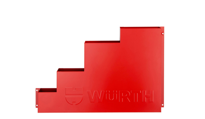 Wurth Kabelbinder bak, leeg - KABELBANDHOUDER LEEG 4 VAKKEN - 050205020 061    1