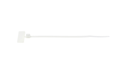 Wurth Beschrijfbare kabelbinder met kunststof lip - KBLBA-KST-BESCHRIJFBAAR-2,5X110 - 0502400   061  100