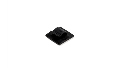 Wurth Kabelklemmen, zelfklevend - SNOERCLIP ZWART D4,8 - 050271 1  090   25