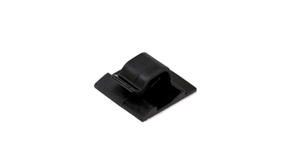 Wurth Kabelklemmen, zelfklevend - SNOERCLIP ZWART D7,9 - 050272 1  090   25