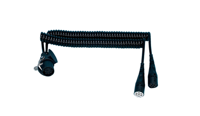 Wurth Spiraalkabel, standaard 15, 2x 7-polig 24 V - SPIRKABEL-ADAPTER-15POL-2X7POL-24V - 0510950280061    1