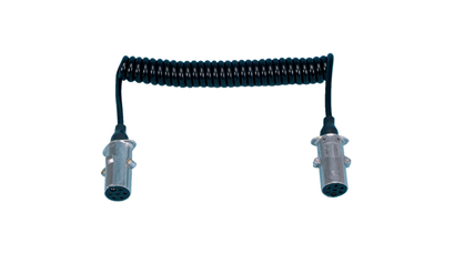 Wurth Spiraalkabel met 7-polige aluminium stekker 24 V - FLEXILEC VERB.KABEL  2X24V - 051095601 061    1