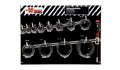 Wurth Slangklem set 9 mm - SLANGKLEM-SET-B9MM-SW7-SHRDR-120PCS - 05391207  060    1