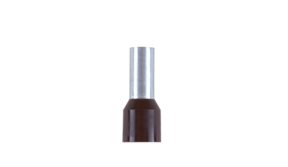 Wurth Adereindhuls met kunststof mof - AEINDHUL-CU-(J2N)-BRUIN-25,0X16,0 - 055702500 061  200