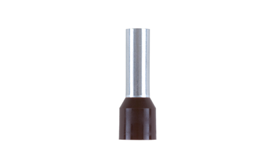 Wurth Adereindhuls met kunststof mof - AEINDHUL-CU-(J2N)-BRUIN-25,0X22,0 - 0557025004061   50