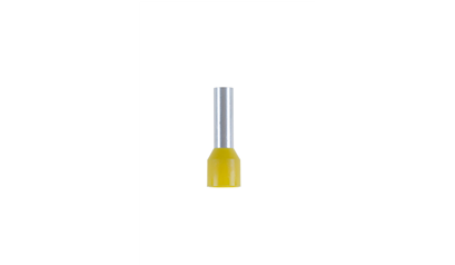 Wurth Adereindhuls met kunststof huls DIN 46228 - ADEREINDHULS GEEL 20-12 6,00MM2 - 0557300601061  100
