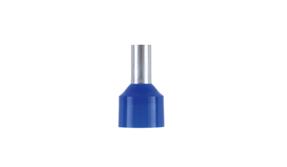 Wurth Adereindhuls, kunststof aardlekveilige kabel - AEINDHUL-CU-(J2N)-BLAUW-DIK-16X12 - 0557350161061  100