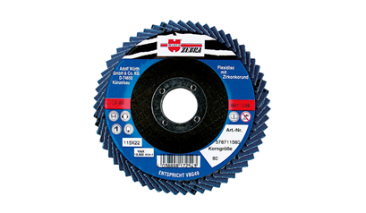 Wurth Lamellenschuurschijf Flexi-Disc - ZEBRA FLEXI LAMELLENSCHIJF D115 P120 - 0578711512060   10
