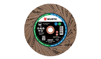Wurth Lam.schijf Longlife staal/rvs, lasnaad - LAMELLENSCHIJF-LL-ST/A2-KK--G60-D125 - 0578881526961   10