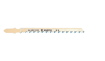 Wurth Decoupeerzaagblad, hout - DECOUPEERZAAGJES HOUT 90MM/3,0MM 5ST. - 060811589 061    1