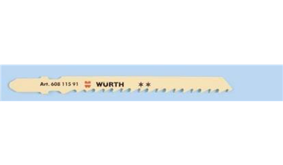 Wurth Decoupeerzaagblad, hout - DECOUPEERZGBL HOUT(75/4,0-5,2MM)-25ST. - 0608115910061    1