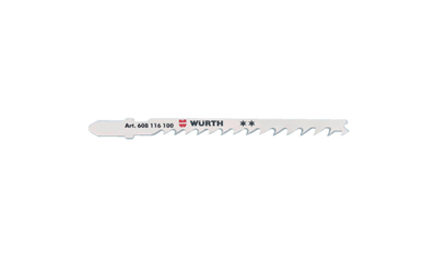 Wurth Decoupeerzaagblad, hout - DECOUPEERZAAGJES HOUT 75MM/4,0MM 5ST. - 0608116100061    1