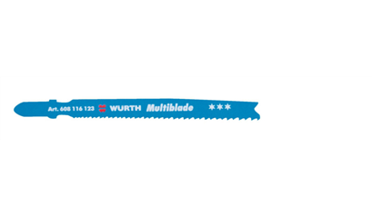 Wurth Decoupeerzaagblad, metaal - SET MULTI WIPZAGEN MET. 25ST/VERP. - 0608116124061    1