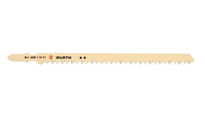Wurth Decoupeerzaagblad, hout - DECOUPEERZGBLAD HCS GESLEPEN GEZET 5ST. - 060811891 061    1