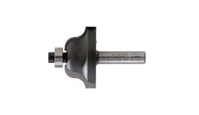 Wurth Dubbele radiusfrees hout met kogellager - HOUTFREES DUBBELE BOCHT 8MM D.38MM - 0612131381961    1
