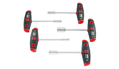 Wurth T-greepmoersleutelset 5-delig - DOPSLEUTELSET M. T-GREEP 5-DLG - 061391205 064    1
