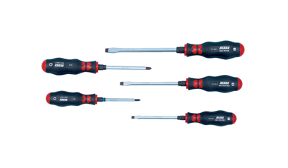 Wurth Set schroevendraaiers, laserpunt, PZ/sleuf, 5-delig - SCHROEVENDRAAIERSET, PZ, 5 - 06139265  060    1