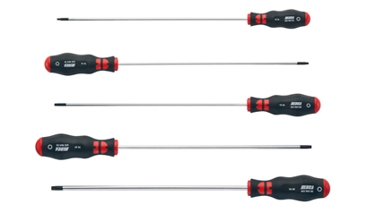 Wurth Schroevendraaierset, TX, lang model, 5-delig - SCHROEVENDRAAIERSET, TX, 5-TLG - 06139645  060    1