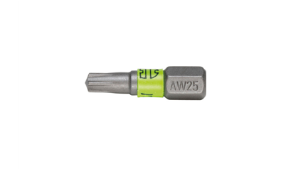 Wurth Bit AW ZEBRA C 6,3 (1/4) - BIT, 25MM, 1/4'', AW25 - 061412525 061   10