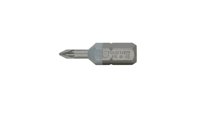 Wurth Bit PZ C 6,3 (1/4) - BIT, 25MM, 1/4'', KRUIS, PZ0 - 0614176640961    5