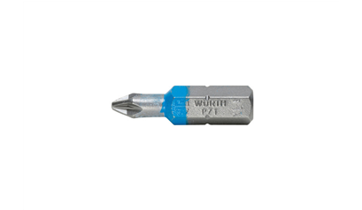 Wurth Bit PZ C 6,3 (1/4) - BIT, 25MM, 1/4'', KRUIS, PZ1 - 0614176651005   10
