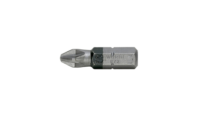 Wurth Bit PZ C 6,3 (1/4) - BIT, 25MM, 1/4'', KRUIS, PZ2 - 0614176652005   10